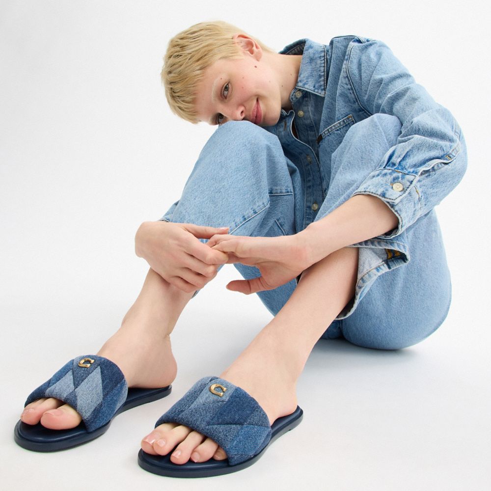 Holly Sandal With Quilting