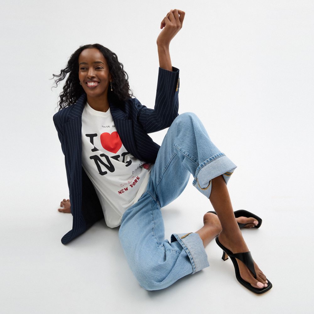 Heritage C Plaque Thong Sandal