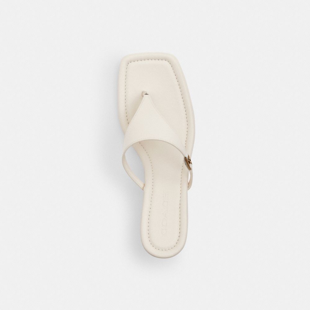 Heritage C Plaque Thong Sandal