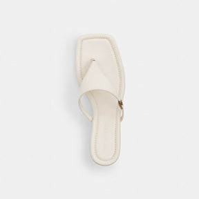 Heritage C Plaque Thong Sandal