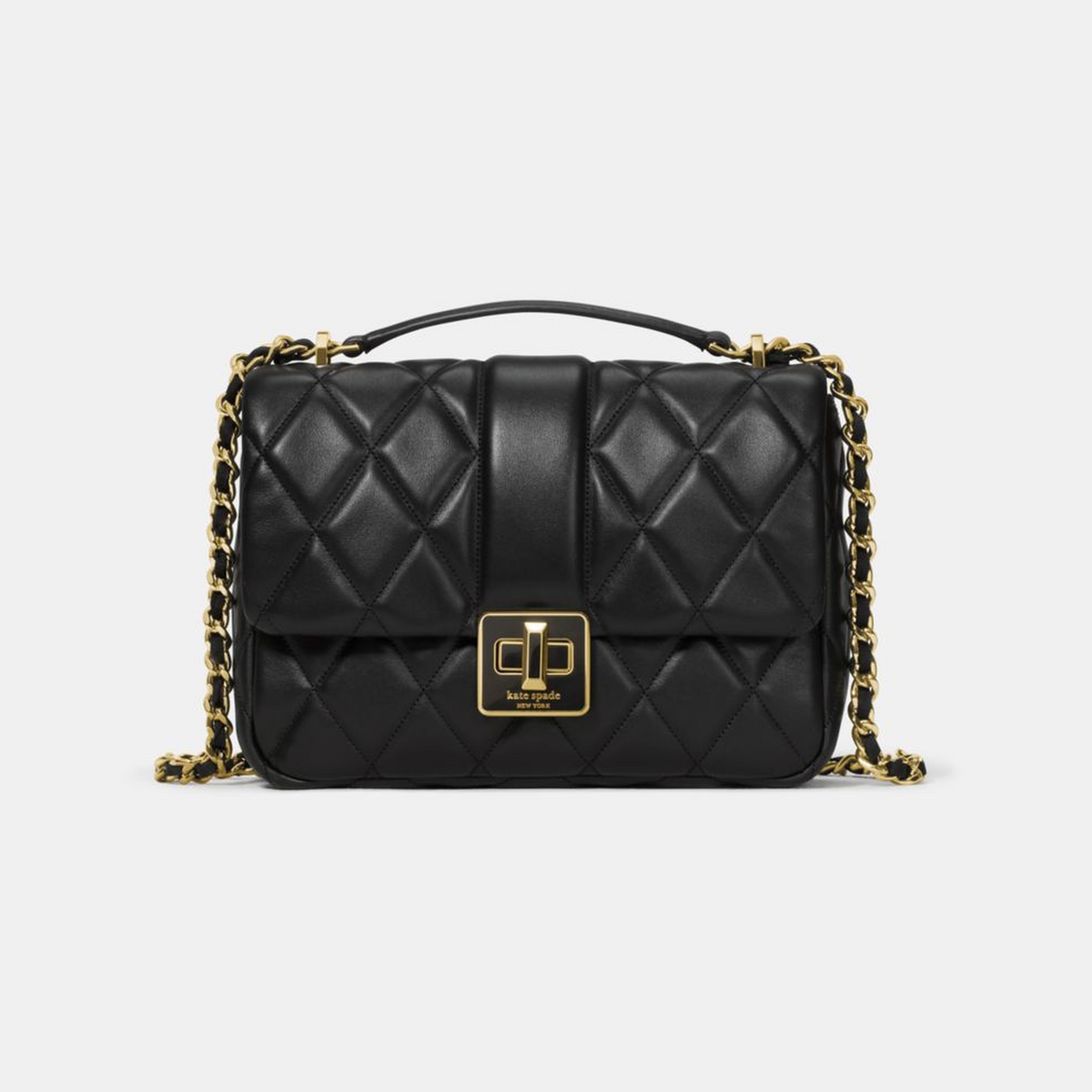 Carey Quilted Small Flap Crossbody