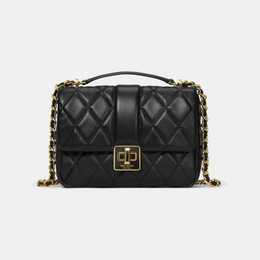 Carey Quilted Small Flap Crossbody