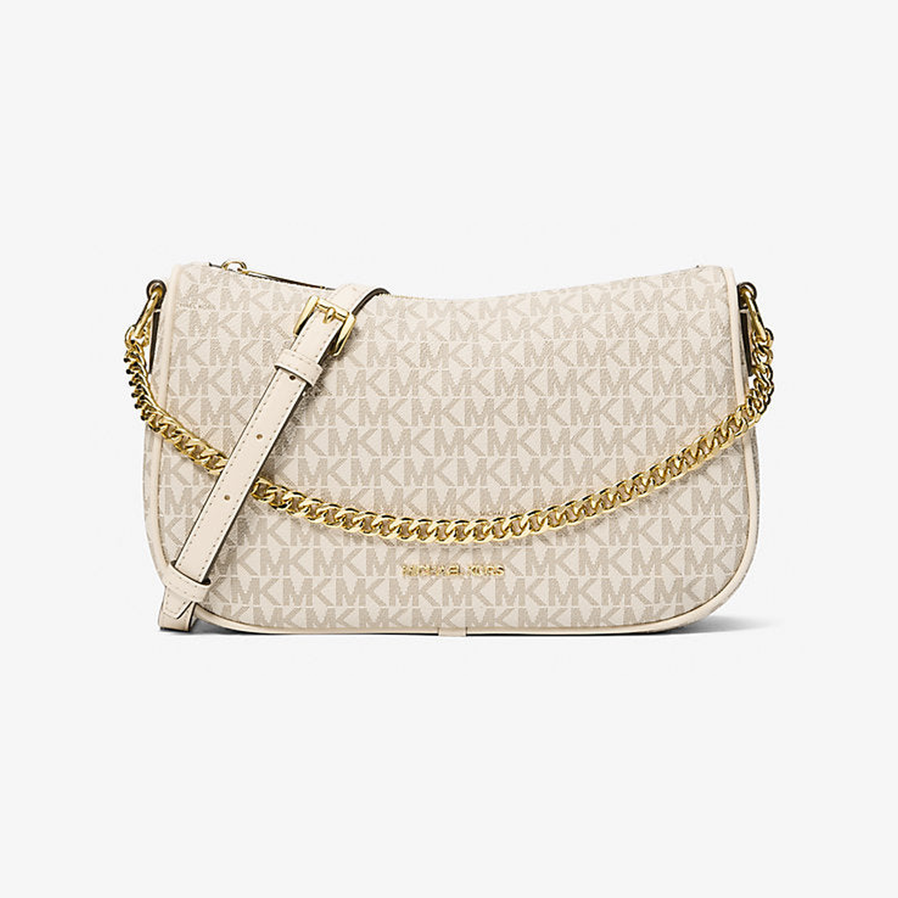 Carmela Medium Signature Logo Convertible Crossbody Bag