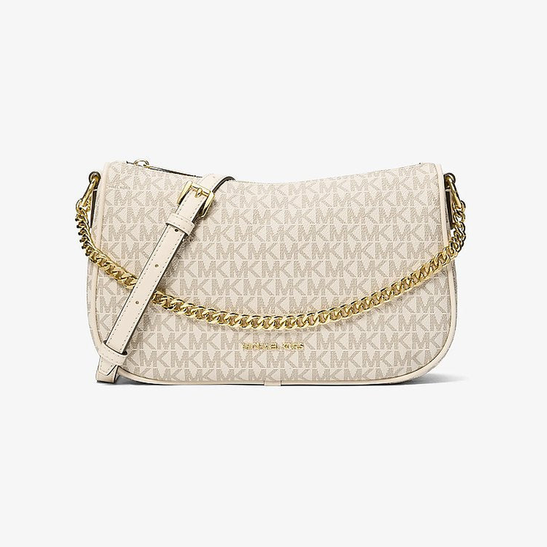 Carmela Medium Signature Logo Convertible Crossbody Bag