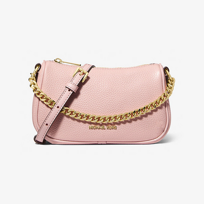 Carmela Small Pebbled Leather Convertible Crossbody Bag