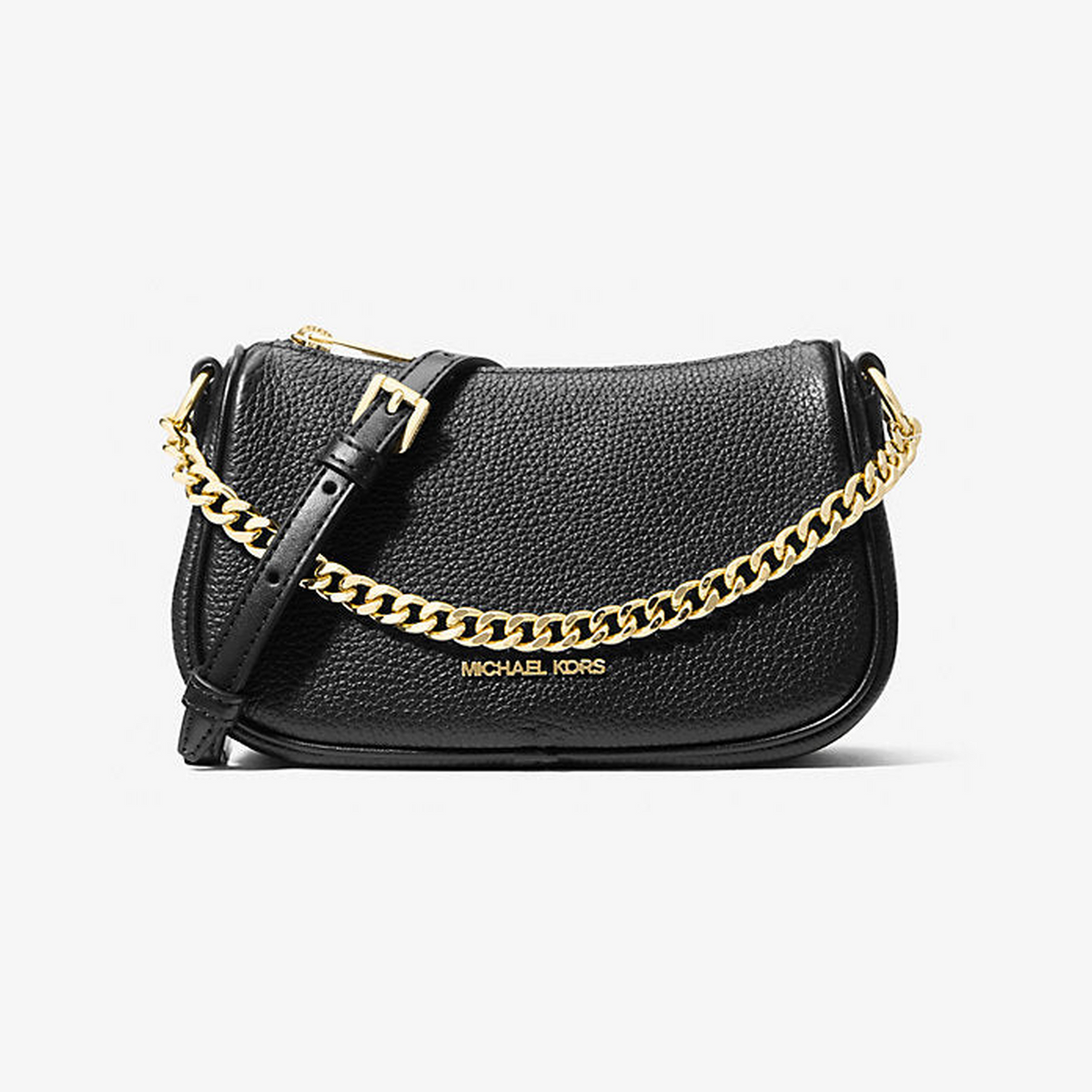 Carmela Small Pebbled Leather Convertible Crossbody Bag