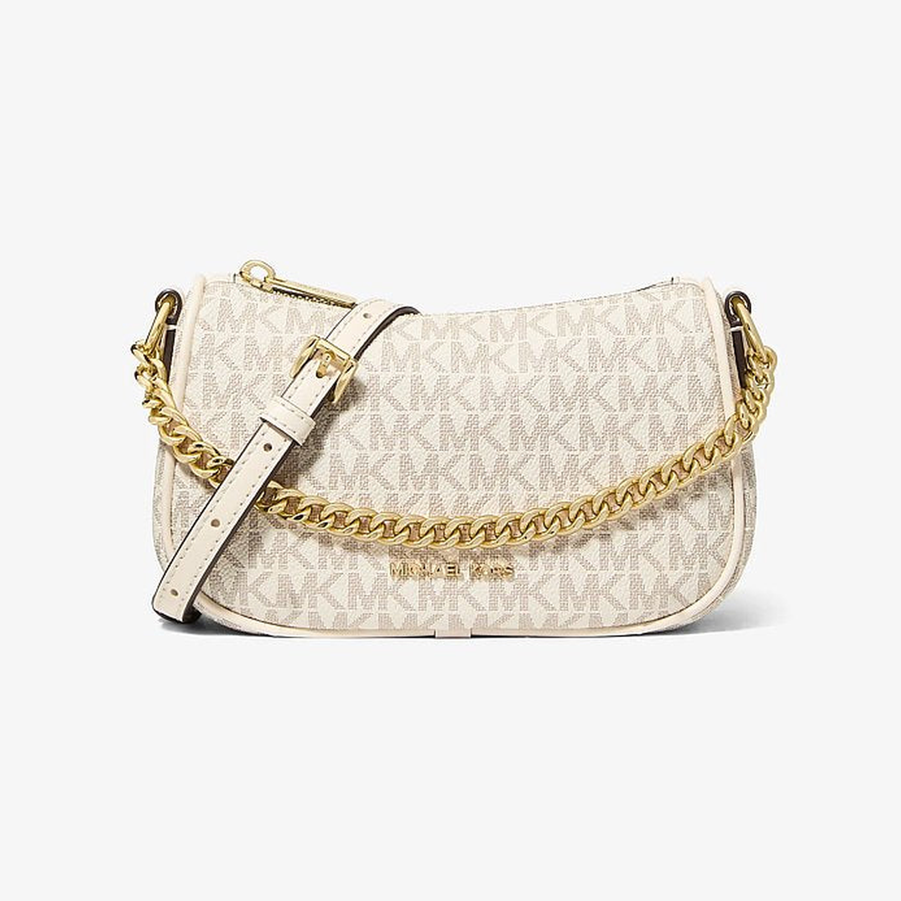 Carmela Small Signature Logo Convertible Crossbody Bag