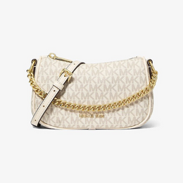 Carmela Small Signature Logo Convertible Crossbody Bag