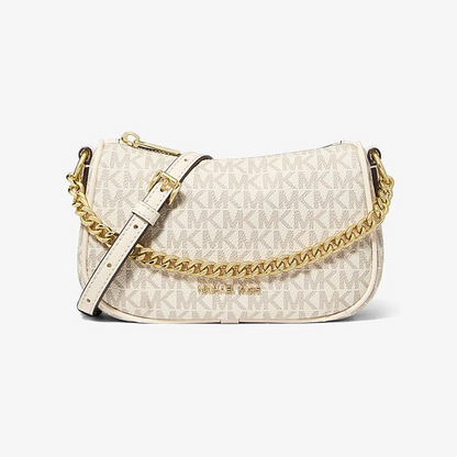 Carmela Small Signature Logo Convertible Crossbody Bag