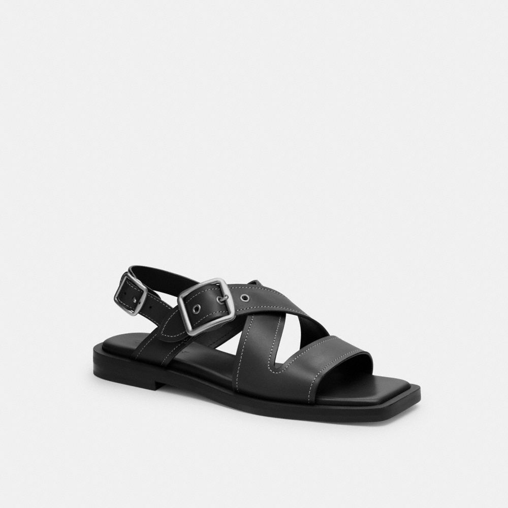Archival Buckle Flat Sandal