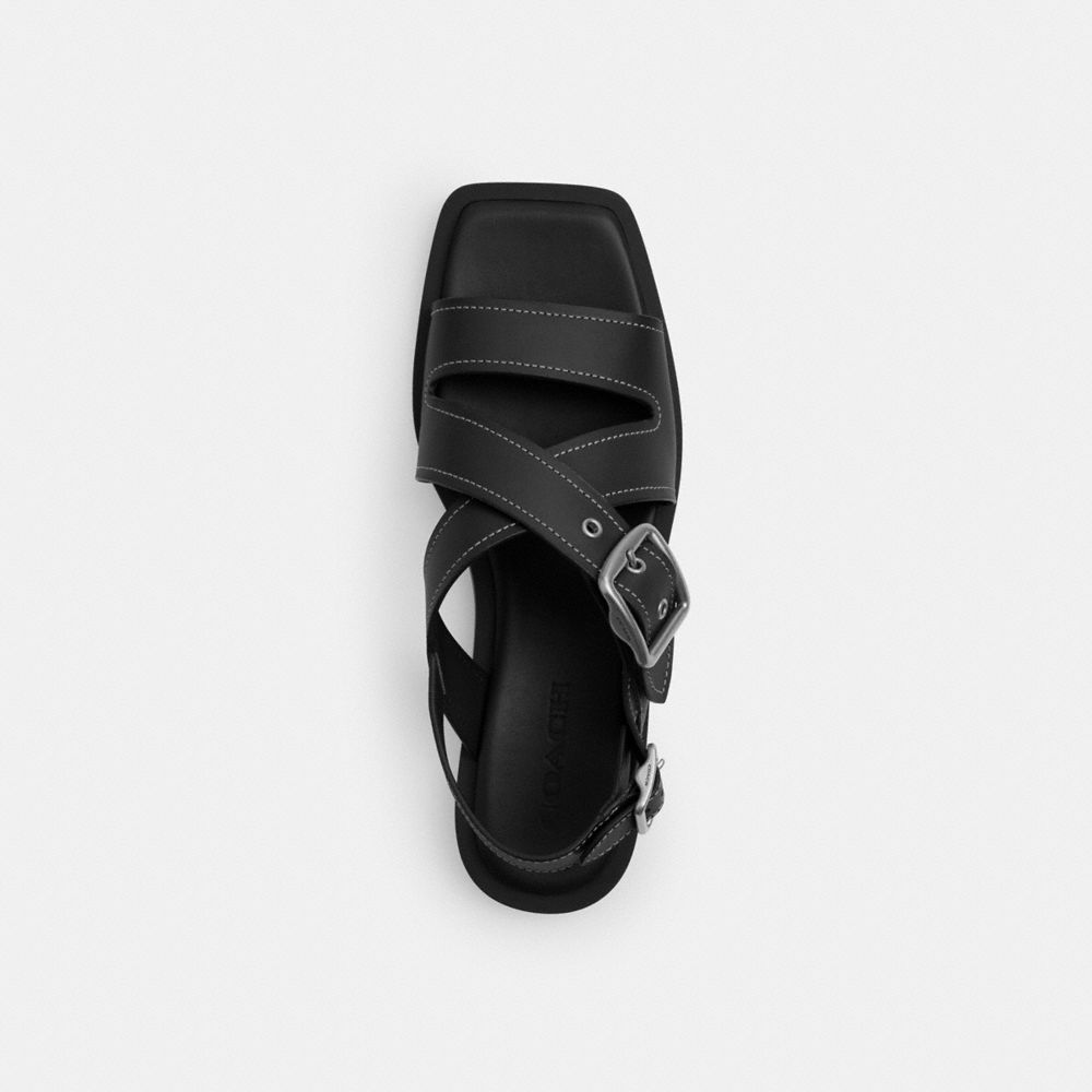 Archival Buckle Flat Sandal