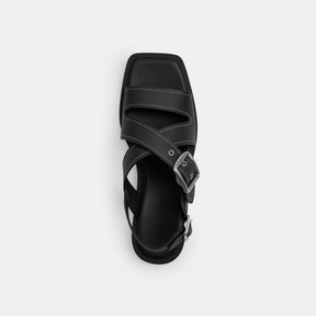 Archival Buckle Flat Sandal