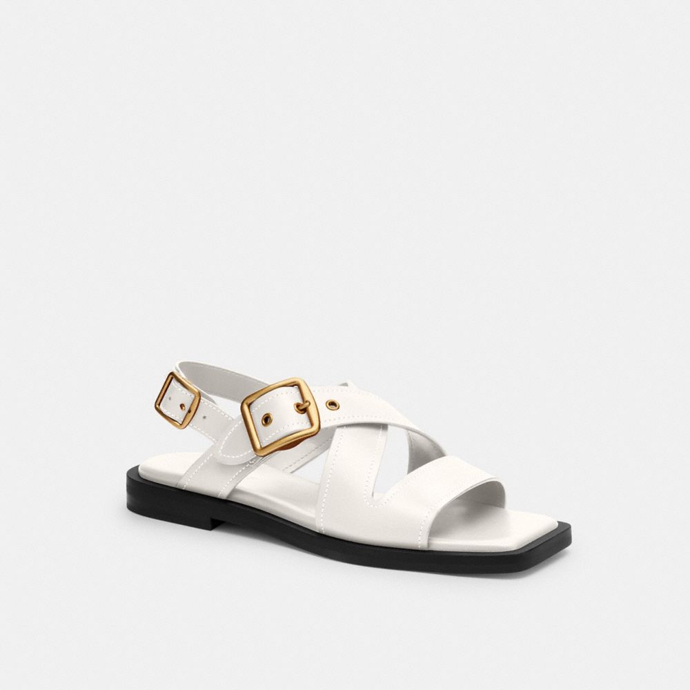 Archival Buckle Flat Sandal