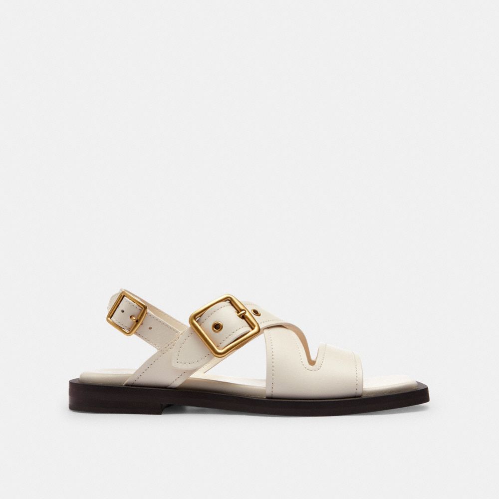 Archival Buckle Flat Sandal