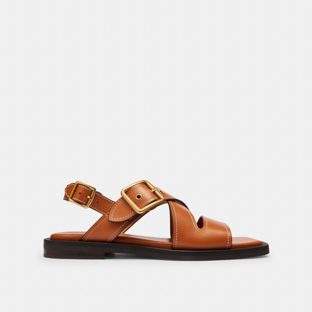 Archival Buckle Flat Sandal