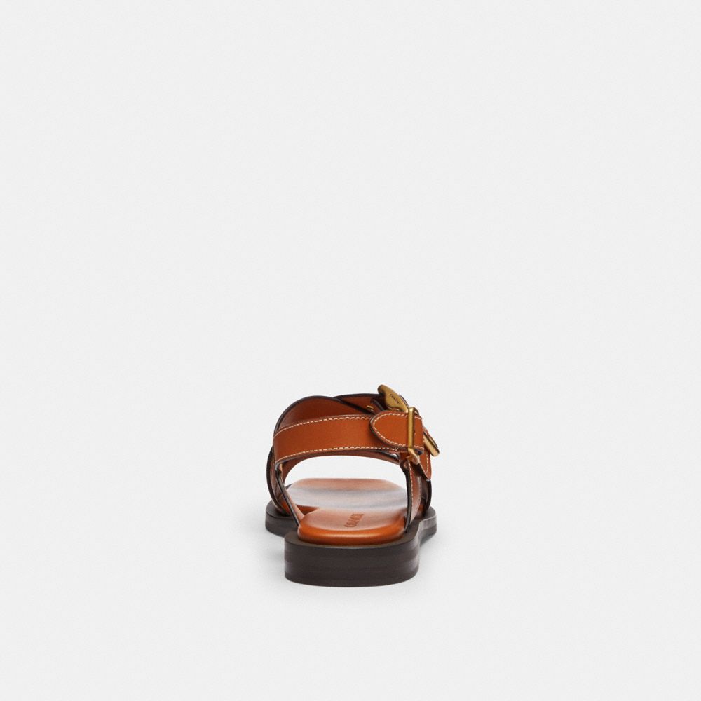 Archival Buckle Flat Sandal