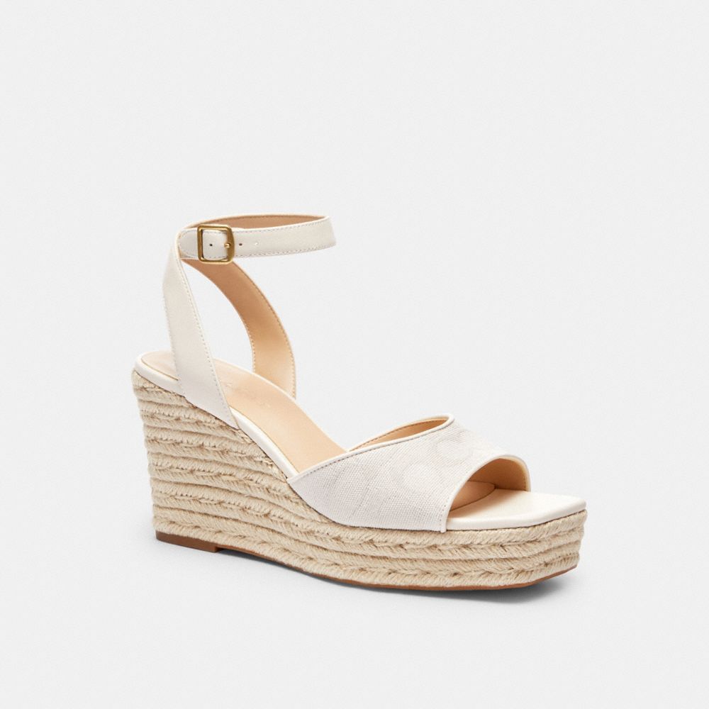 Espadrille Wedge In Signature Jacquard