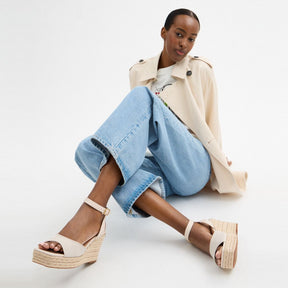 Espadrille Wedge In Signature Jacquard