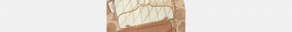 Stacked Tabby Bags Print Silk Skinny Scarf