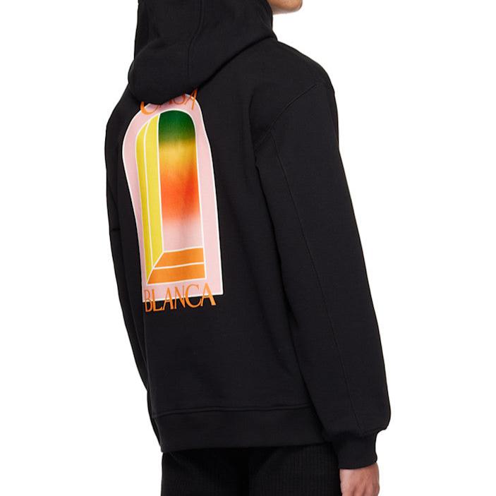 CASABLANCA Casablanca Black Gradient L'Arche Hoodie - Size: XS Hoodies | Shop From The Mirage