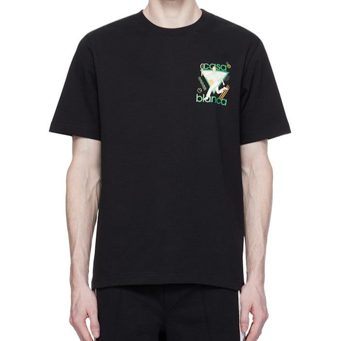 CASABLANCA Casablanca Black 'Le Jeu' T-Shirt - Size: XS T-Shirts | Shop From The Mirage