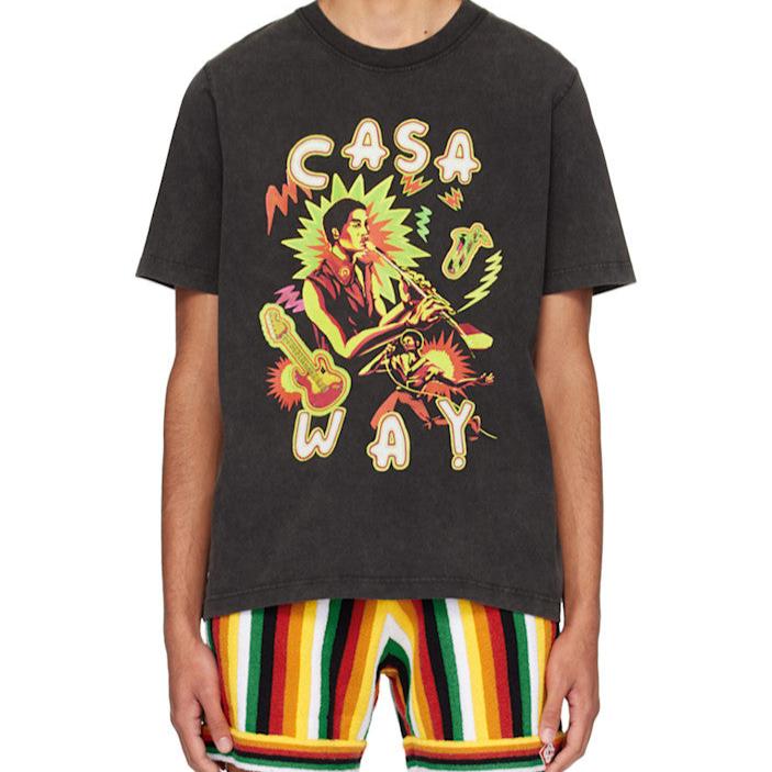 CASABLANCA Casablanca Black Music For The People T-Shirt - Size: XS T-Shirts | Shop From The Mirage