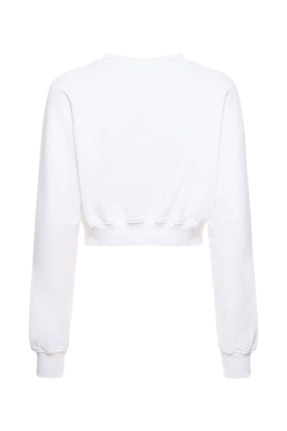 Casablanca Casa Sport cropped jersey sweatshirt