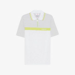 Casablanca colour block zip polo shirt
