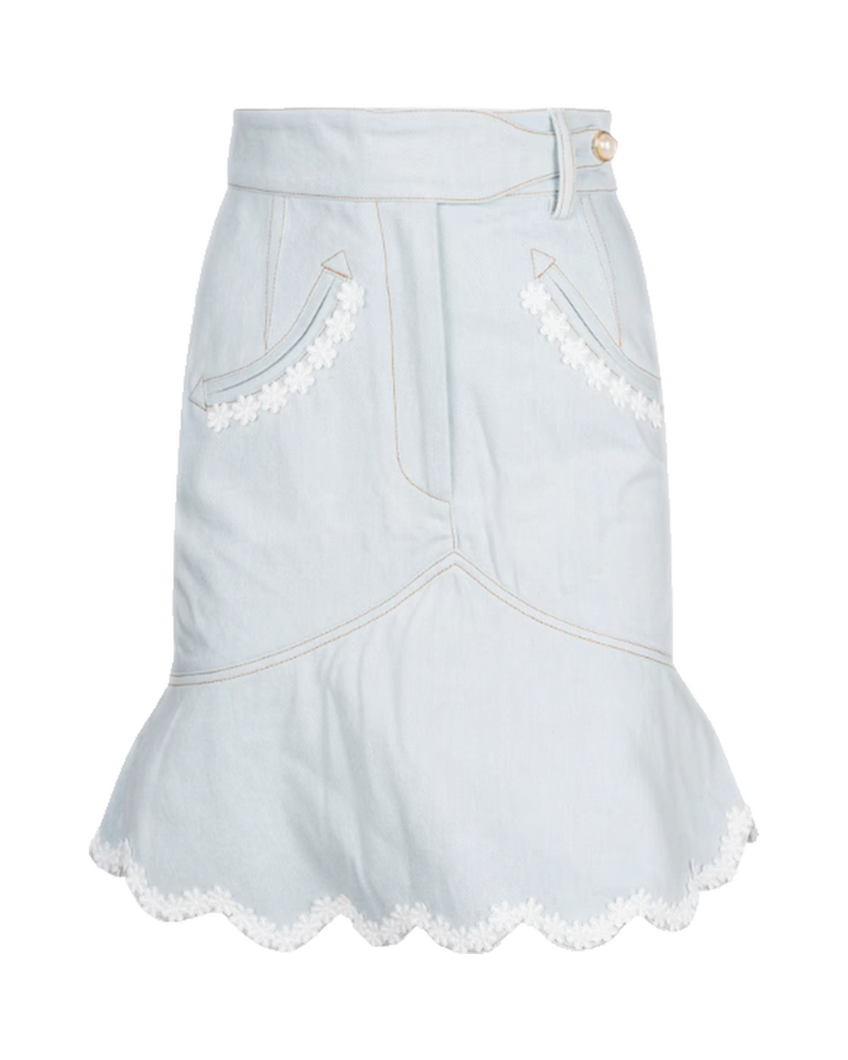 Casablanca Denim Skirt
