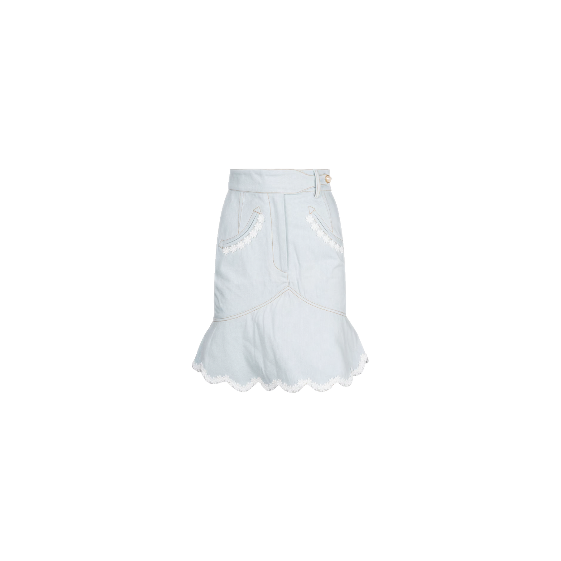 Casablanca Denim Skirt