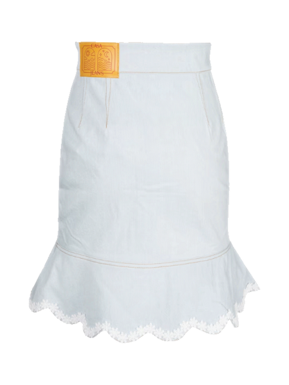 Casablanca Denim Skirt