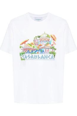 Casablanca The Road To Knowledge T-Shirt in White