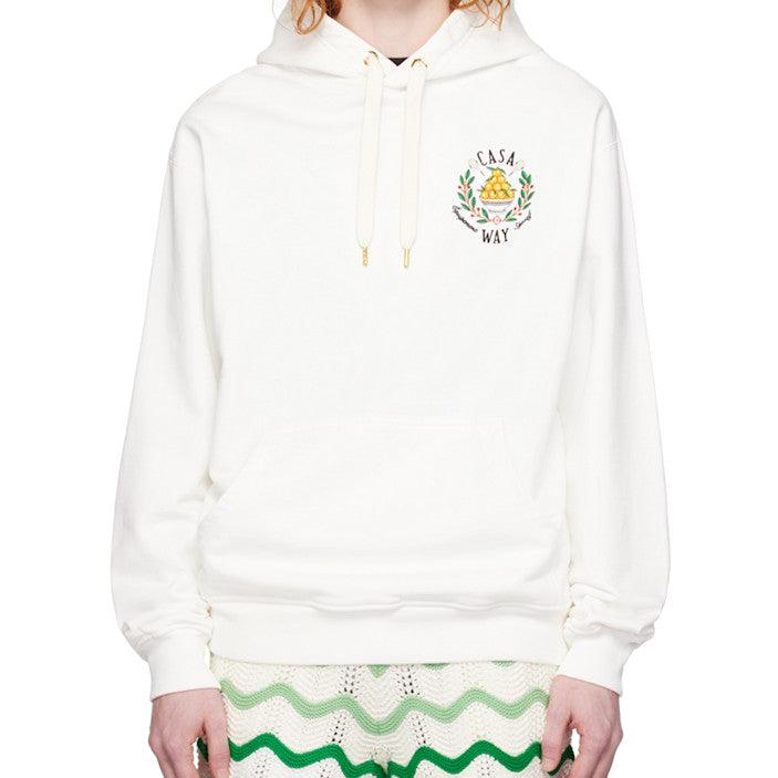 CASABLANCA Casablanca Off-White 'Casa Way' Hoodie - Size: XS Hoodies | Shop From The Mirage