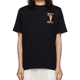 CASABLANCA Exclusive Black 'La Flamme Du Sport' T-Shirt