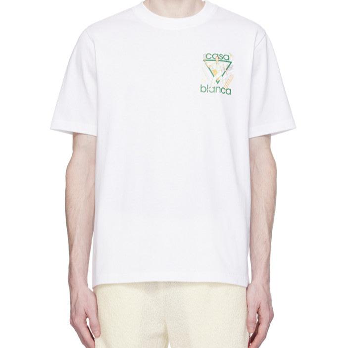 CASABLANCA Casablanca SSENSE Exclusive White 'Le Jeu' T-Shirt - Size: XS T-Shirts | Shop From The Mirage