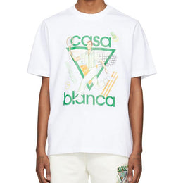 CASABLANCA Exclusive White 'Le Jeu' T-Shirt
