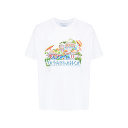 Casablanca The Road To Knowledge T-Shirt in White