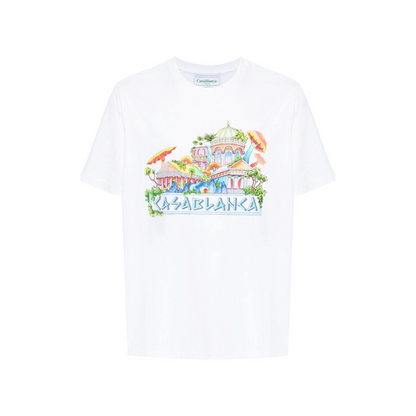 Casablanca The Road To Knowledge T-Shirt in White