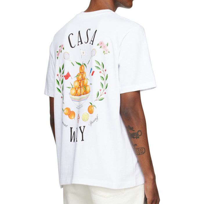 CASABLANCA Casablanca White 'Casa Way' T-Shirt - Size: XS T-Shirts | Shop From The Mirage