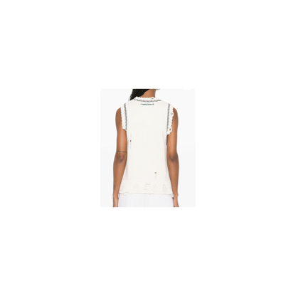 Casablanca White Cotton Topwear SS25