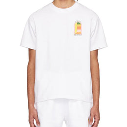 Casablanca White 'Gradient L'Arche' T-Shirt