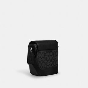 Lucas Crossbody Bag In Signature Jacquard