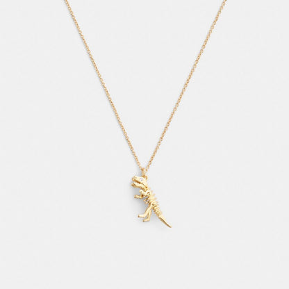 Skeletal Rexy Pendant Necklace