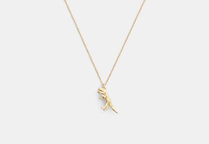 Skeletal Rexy Pendant Necklace