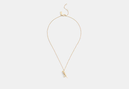 Skeletal Rexy Pendant Necklace