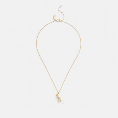 Skeletal Rexy Pendant Necklace