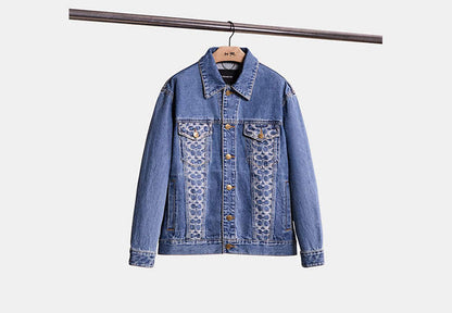 Restored Oversized Signature Denim Jacket