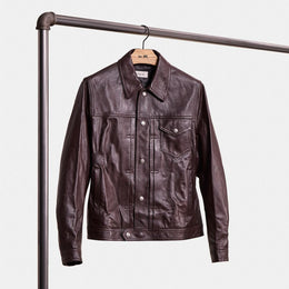 Restored Leather Trucker