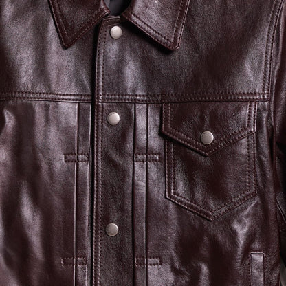 Restored Leather Trucker