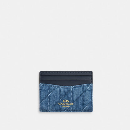 Slim Id Card Case In Signature Camo Print